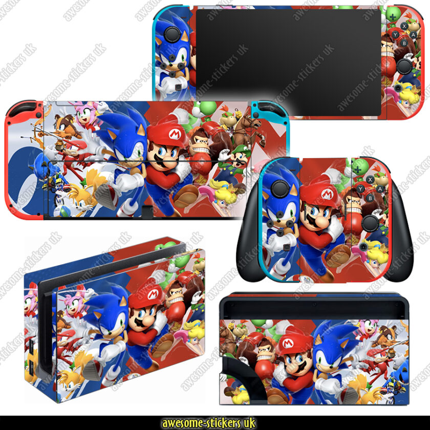 Nintendo Switch LITE skins 210 - SONIC - Awesome Stickers UK