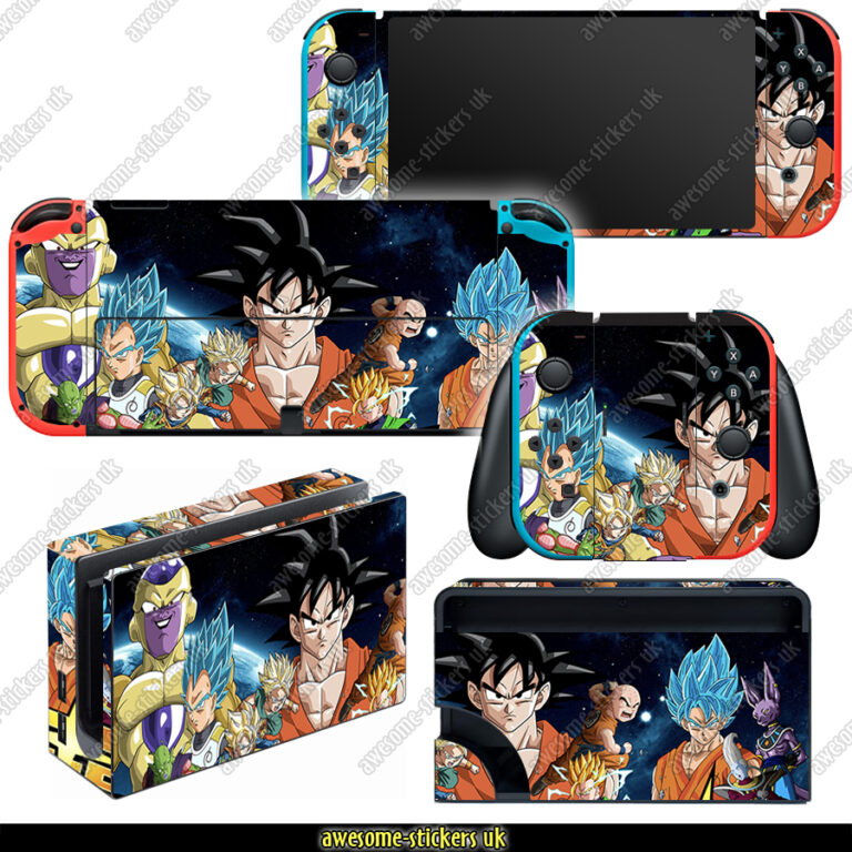 Nintendo Switch OLED skins 024 DRAGONBALL Awesome Stickers UK