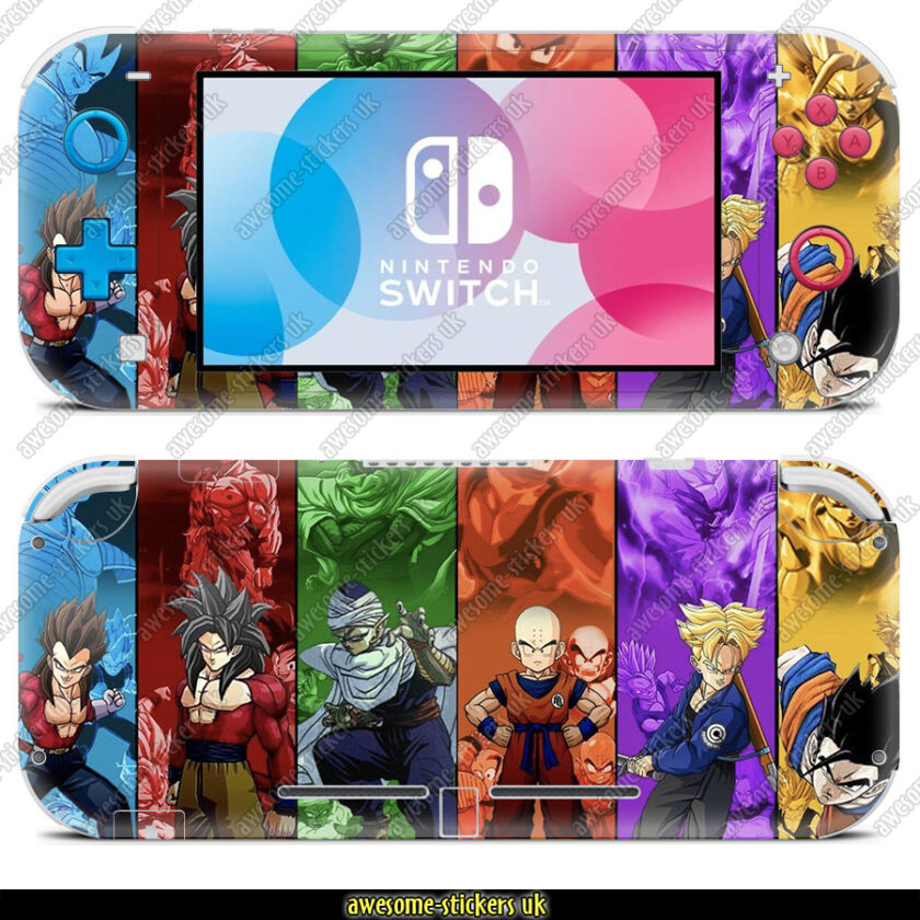 Nintendo Switch LITE skins 223 - DRAGONBALL - Awesome Stickers UK