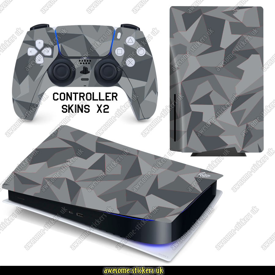 PS5 Console & Controllers Skin For Playstation 5 Digital Version, USA Flag  PS5 Console & Controllers Skin Vinyl Sticker Decal Cover