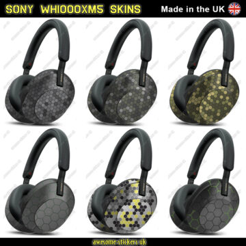 Sony WH-1000XM5 wireless headphone skins